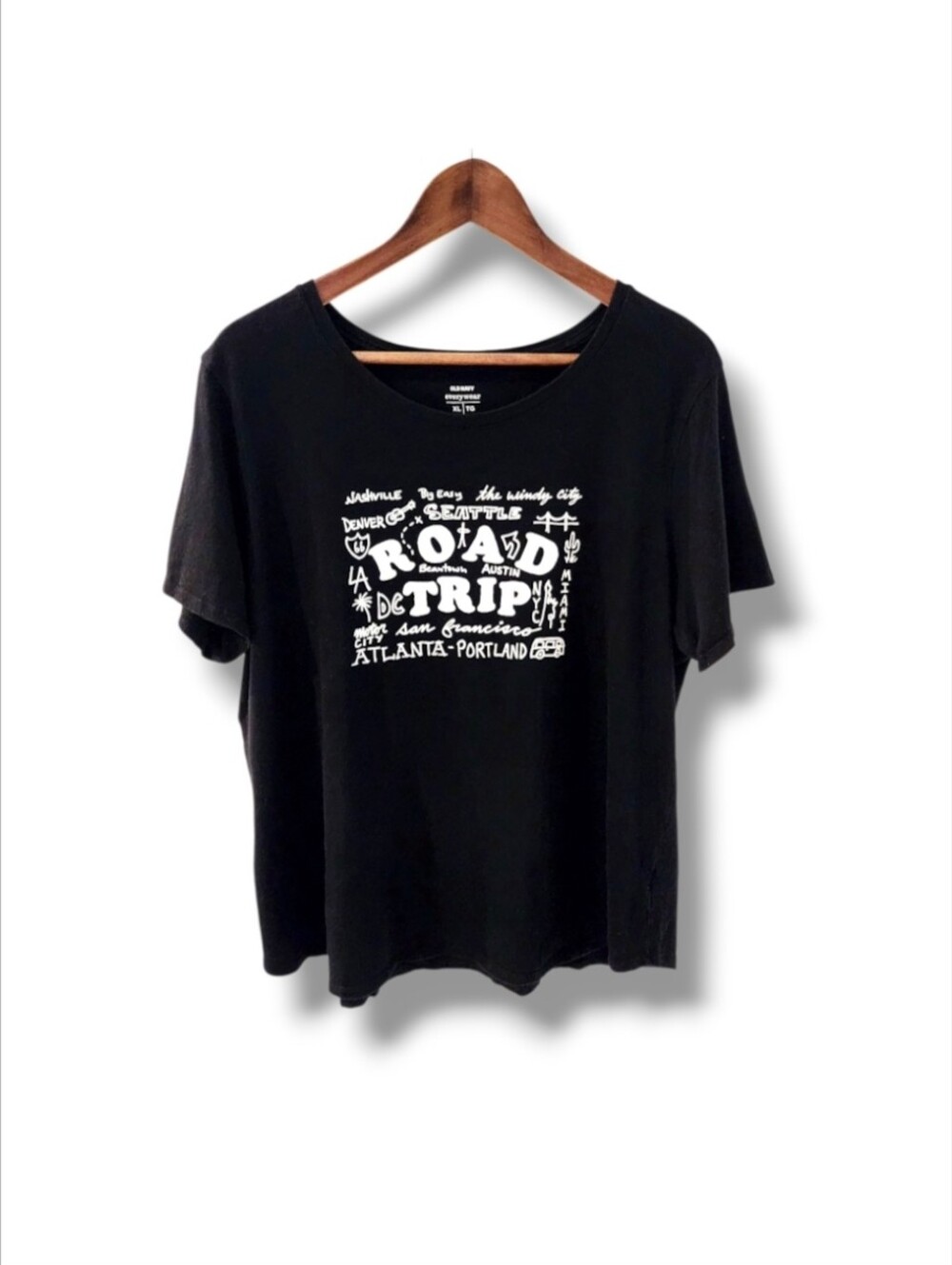 Old Navy Everywear Road Trip Graphic Short Sleeve Tee| XL